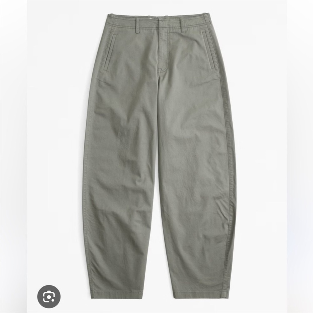Abercrombie & Fitch Mid Rise Barrel Pant 32 / 14